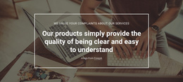 Product Quality Analytics Homepage Design