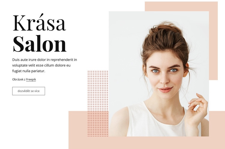 Butikový kosmetický salon Šablona webové stránky