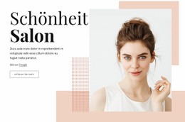 Website-Design Für Boutique Schönheitssalon