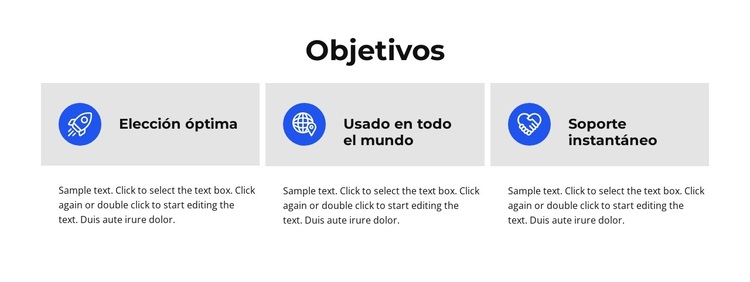 Objetivos Tema de WordPress