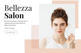 Boutique Salone Di Bellezza Modello HTML CSS Semplice