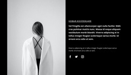 Интересные Детали В Одежде – Шаблон HTML-Страницы