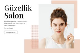 Butik Güzellik Salonu Basit HTML CSS Şablonu