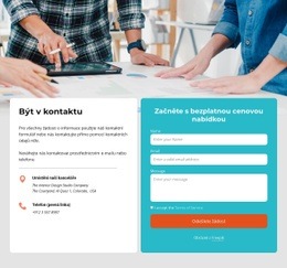 Spojte Se S Blokem S Obrázkem – Profesionální Téma WordPress