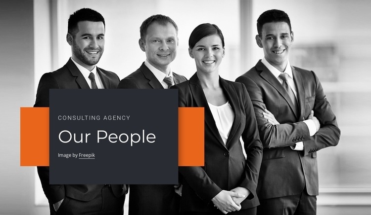 Profesional consulting team Homepage Design