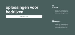 Voordelen Van Het Werken Met Professionals Premium CSS-Sjabloon