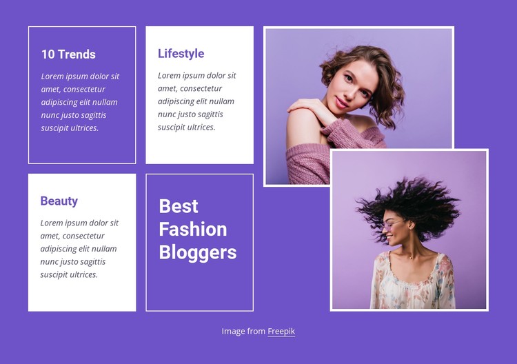 Best fashion trends CSS Template