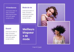 Meilleures Tendances De La Mode - Maquette De Site Web À Télécharger Gratuitement