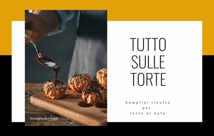 Tutto sulle torte Progettazione di siti web