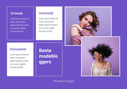 Beste Modetrends - Responsieve HTML5-Sjabloon