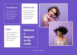 Melhores Tendências Da Moda - Website Creation HTML