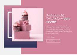 Jednoduché Recepty Na Čokoládový Dort - Bezplatná Šablona