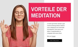 Vorteile Der Meditation - HTML5-Responsive Vorlage