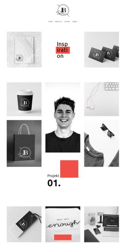 Inspiration - Kostenlos Herunterladbares Website-Design