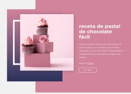 Recetas Fáciles De Pastel De Chocolate - Creador De Sitios Web Sencillo