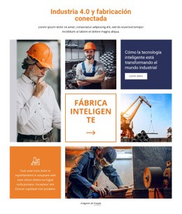 Industria Y Fabricación Conectada - Website Creation HTML