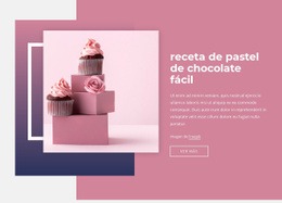 Recetas Fáciles De Pastel De Chocolate - Diseño De Funcionalidad