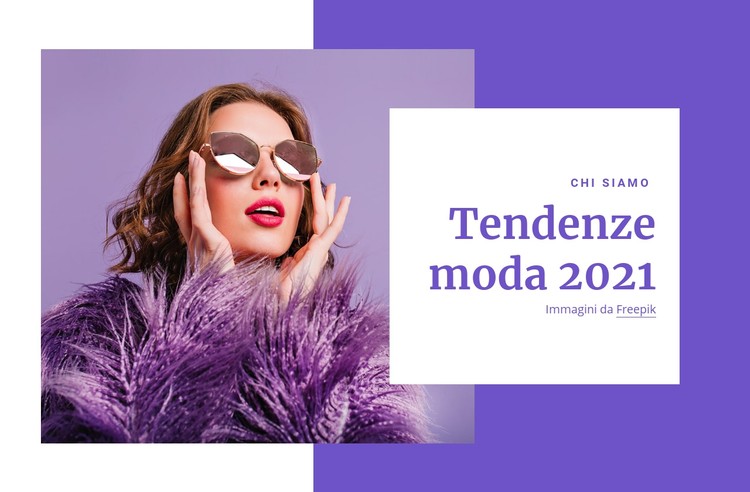 Guide allo shopping e tendenze della moda Modello CSS