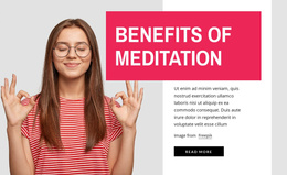 Benefits Of Meditation - Free Joomla Template