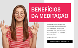 Benefícios Da Meditação - Funcionalidade De Cms Integrada