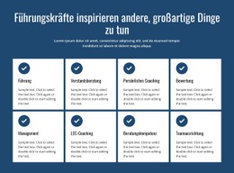 Website-Seite Für Aktionen, Die Begeistern