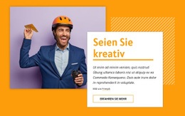 Seien Sie Kreativ Website-Design