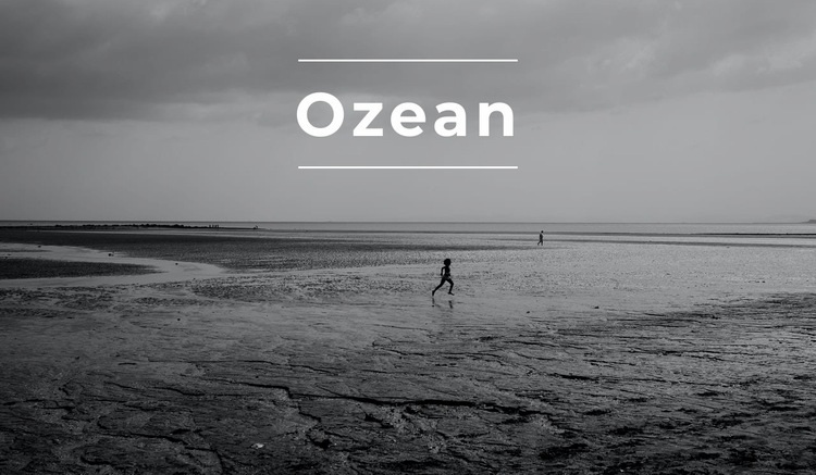 Endloser Ozean Website design