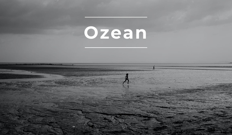 Endloser Ozean WordPress-Theme