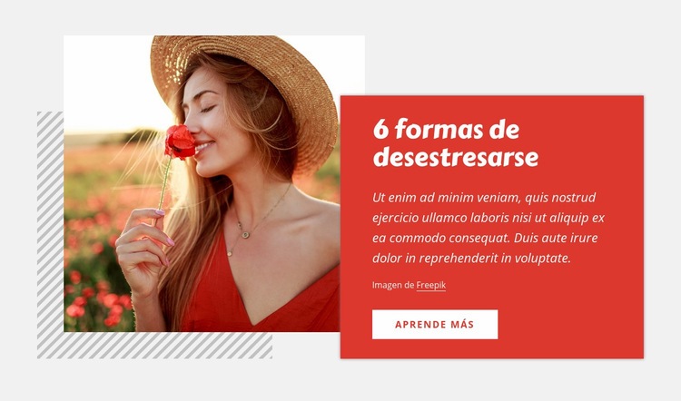 6 formas de eliminar el estrés Diseño de páginas web