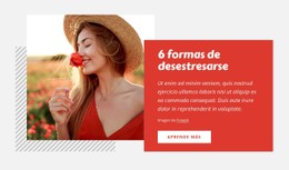 6 Formas De Eliminar El Estrés Plantilla CSS Básica