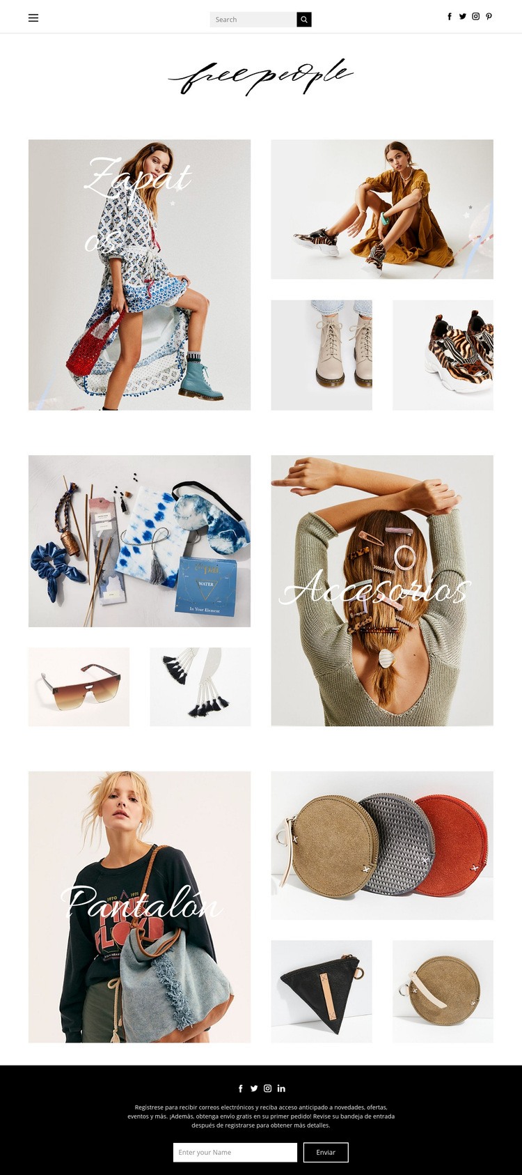 Moda Plantilla HTML5