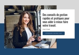 Des Conseils De Gestion Rapides Et Pratiques - Conception De Sites Web Professionnels