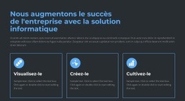 Nous Créons Et Vendons - Page De Destination Professionnelle Personnalisable