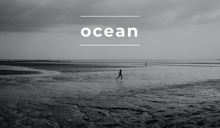 Endless ocean Homepage Design