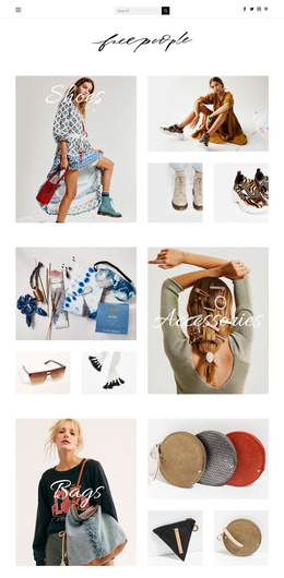 Site Template For Fashion