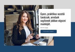 Gyors, Praktikus Vezetői Tanácsok Reszponzív Webhely