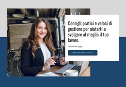 Modello HTML5 Multiuso Per Consigli Pratici E Veloci Per La Gestione