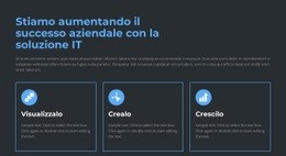 Fantastico Modello HTML5 Per Creiamo E Vendiamo