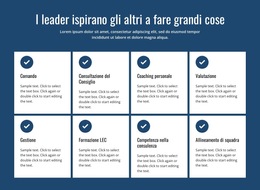 Azioni Che Ispirano - Modello Web