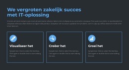 Multifunctioneel Sjabloon Van Één Pagina Voor Wij Creëren En Verkopen