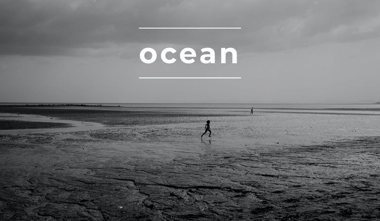 Niekończący się ocean Projekt strony internetowej