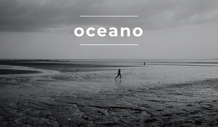 Oceano sem fim Design do site