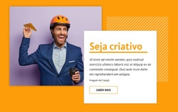 Seja Criativo - Modelo Em Branco HTML5