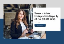 Snabba, Praktiska Ledningsråd Responsiv Webbplats