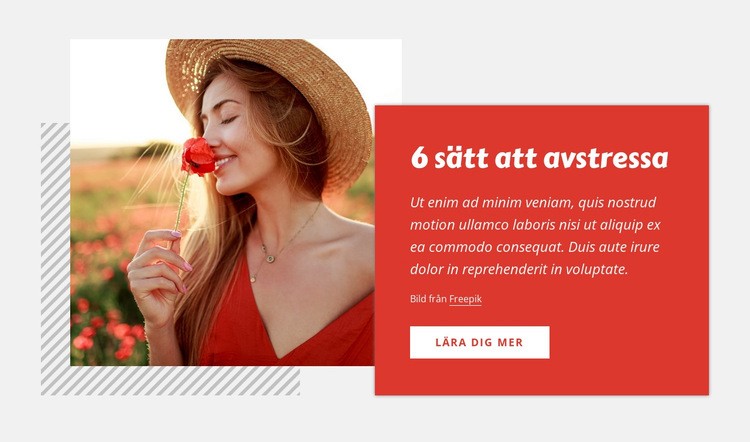 6 sätt att avstressa HTML-mall