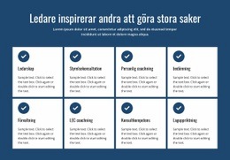 Åtgärder Som Inspirerar - Mall För Webbplatsbyggare