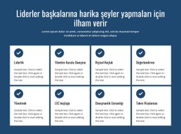 İlham Veren Eylemler Için Sayfa Web Sitesi