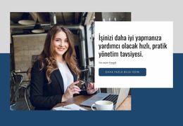 Hızlı, Pratik Yönetim Tavsiyesi - Joomla Web Sitesi Şablonu