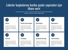 İlham Veren Eylemler - Web Sitesi Oluşturucu