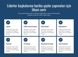 İlham Veren Eylemler - WordPress Teması Ilhamı